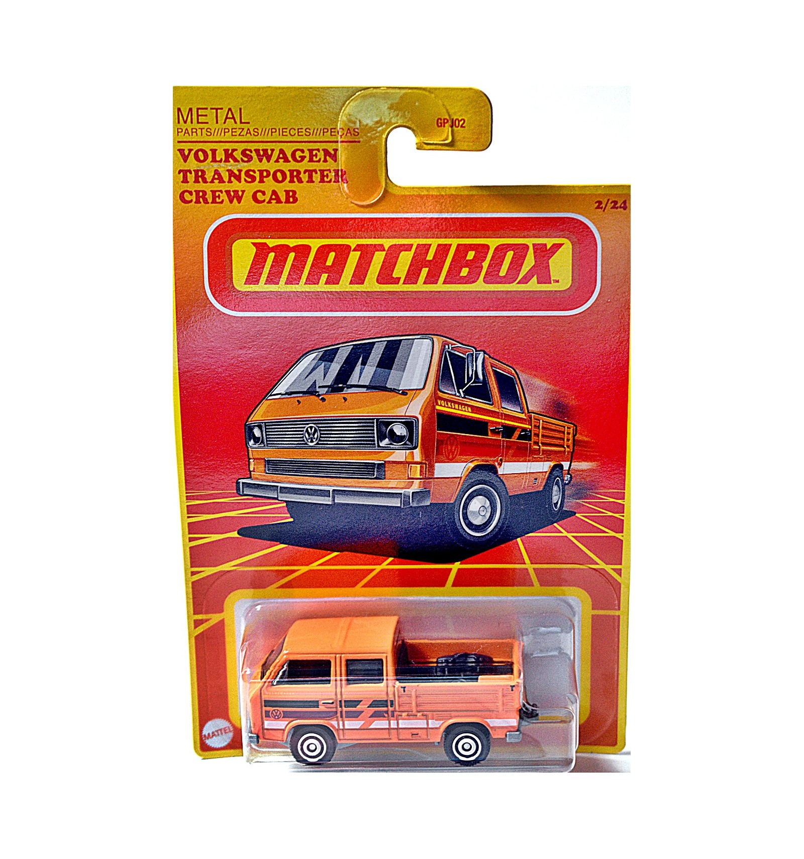 Pessimist Specialist geestelijke Matchbox Retro - Volkswagen Transporter Crew Cab - Global Diecast Direct