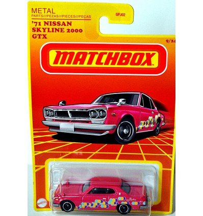 Matchbox Retro - 1971 Nissan Skyline 2000 GTX