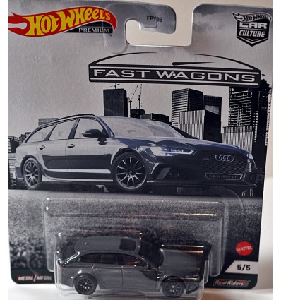 Hot Wheels Premium Audi RS6 Avant Station Wagon