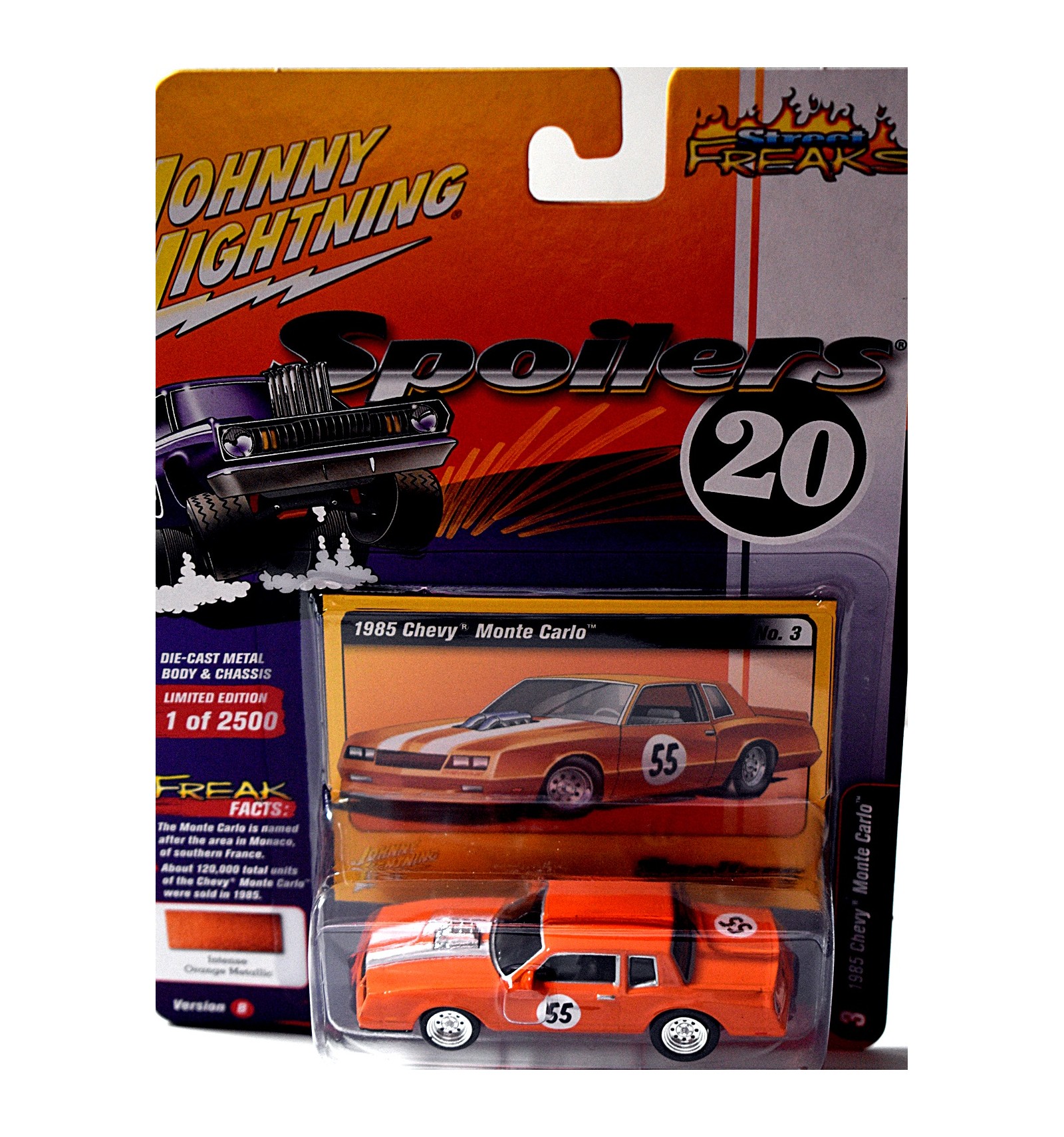 Johnny Lightning Spoilers 1985 Chevrolet Monte Carlo SS