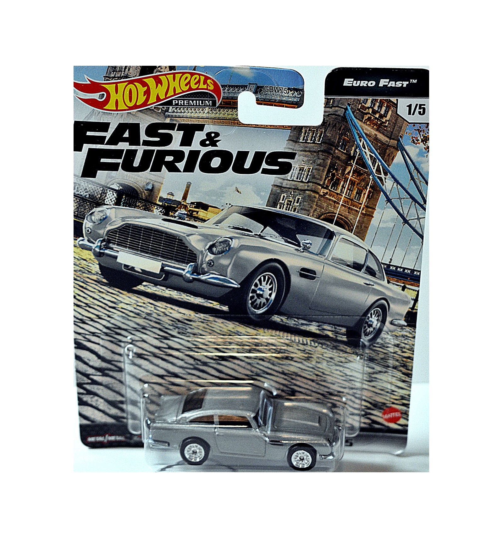 Hot Wheels Fast & Furious Euro Fast Premium Set 1:64 Aston Martin DB5 