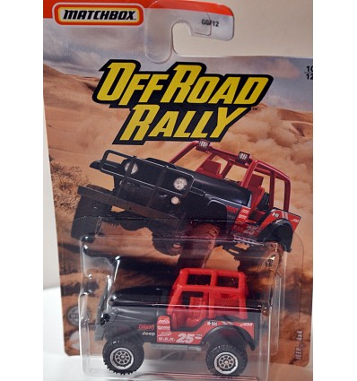 Matchbox - Off Road Rally - Jeep 4x4