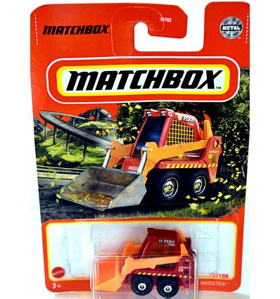 Matchbox Fire Department Skidster Bobcat Shovel