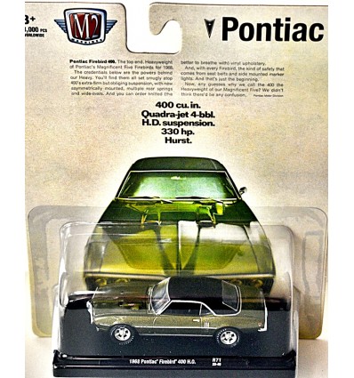 M2 Machines Drivers - 1968 Pontiac Firebird 400 HO