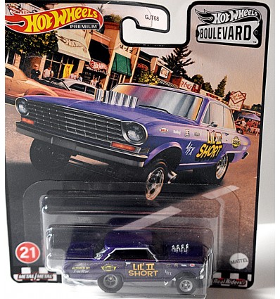 Hot Wheels Premium - Boulevard - 63 Chevy Nova NHRA Altered Wheelbase Gasser