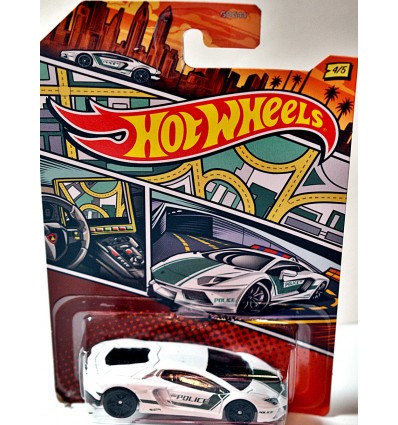 Hot Wheels - Dubai Police - Lamborghini Aventador LP 700-4 Police Car