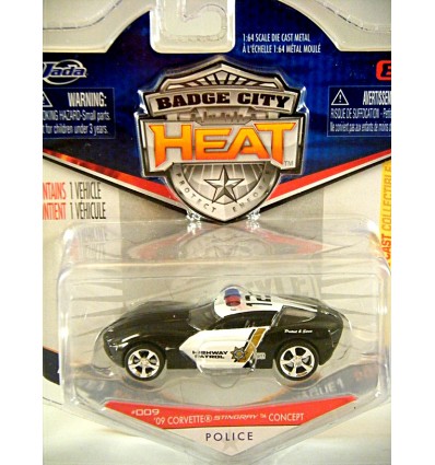 Jada Badge City Heat - Chevrolet Corvette Stingray Concept Police Car