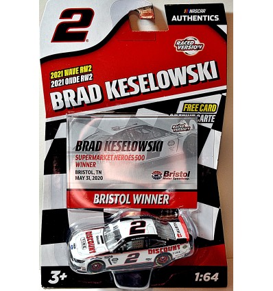 Lionel NASCAR Authentics - Team Penske Brad Keselowski Bristol Winning Discount Tire Ford Mustang