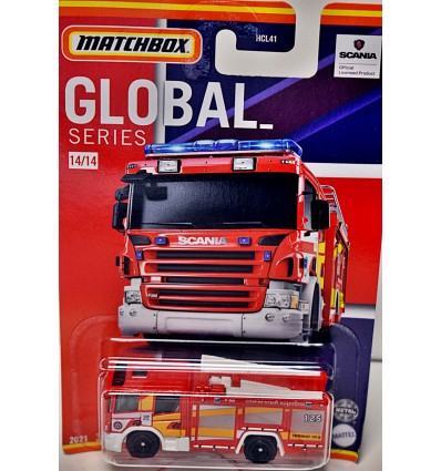 Matchbox Global Series -Scania P360 Fire Truck