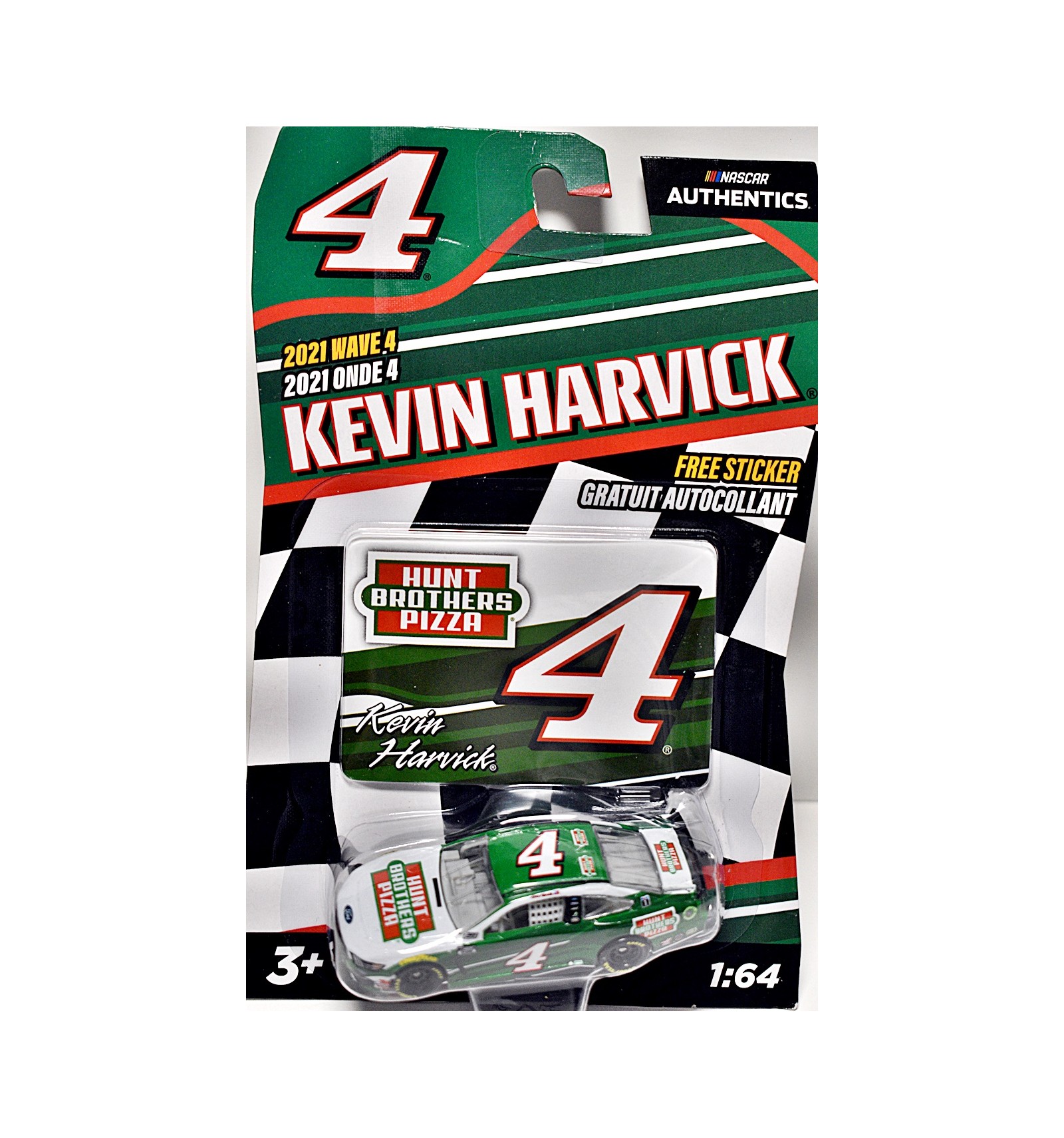 NASCAR Authentics Kevin Harvick Hunt Brothers Pizza Ford Mustang