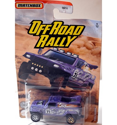 Matchbox - Off Road Rally - Ridge Raider Off Road Race Truck