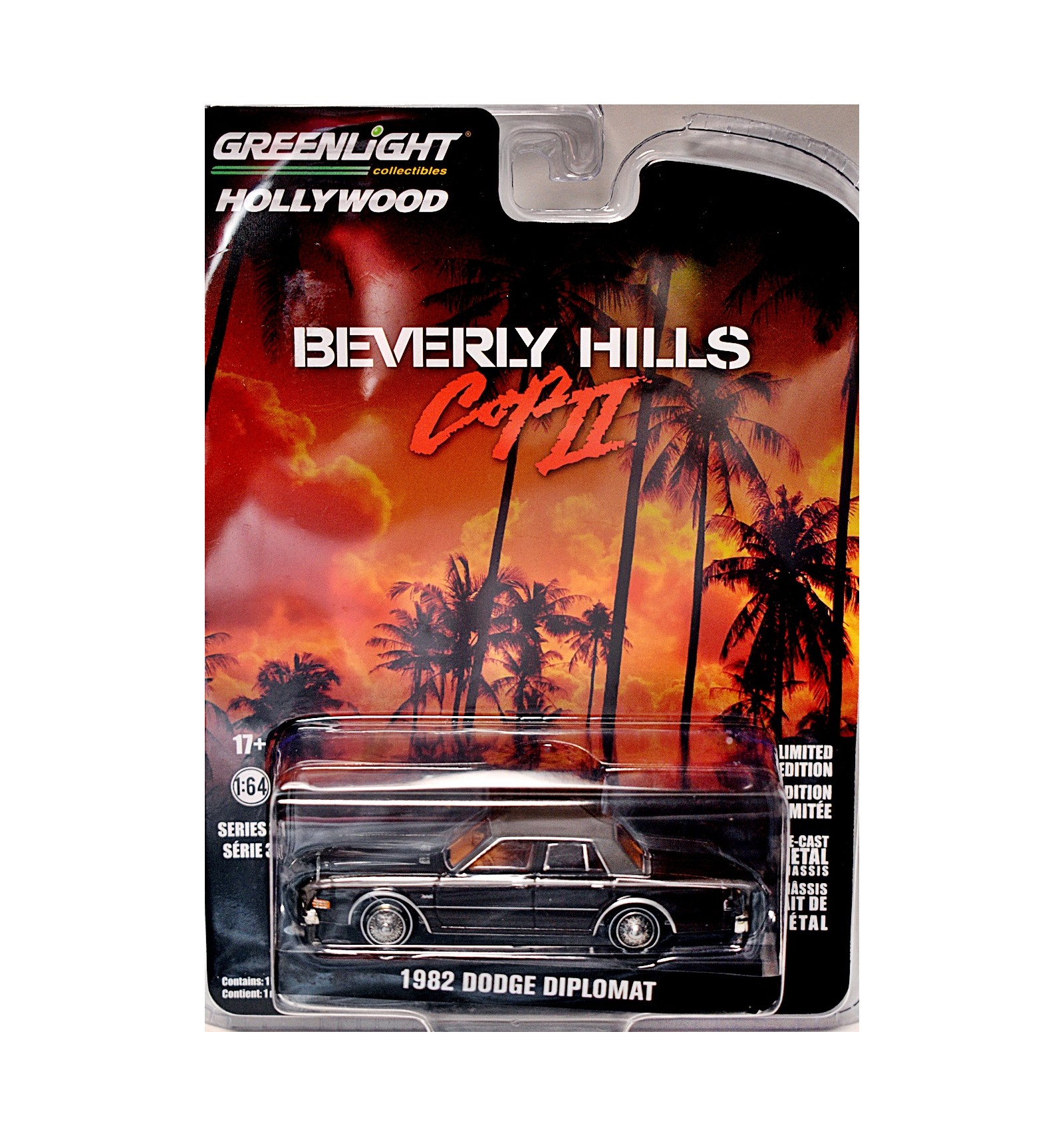 Greenlight Hollywood Series 31 Beverly Hills Cop II 1982 Dodge Diplomat 44910-B
