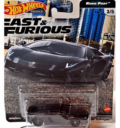 Hot Wheels Premium - Fast & Furious - Lamborghini Aventador Coupe