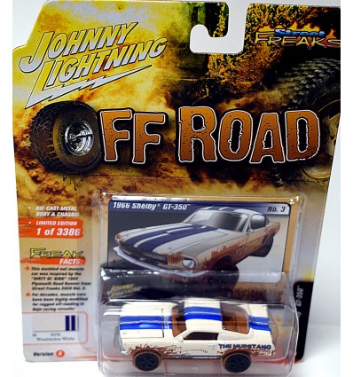 Johnny Lightning Street Freaks - Off Road - Redneck Muscle Car - 1966 Ford Mustang Shelby GT-350 "The Mustang"