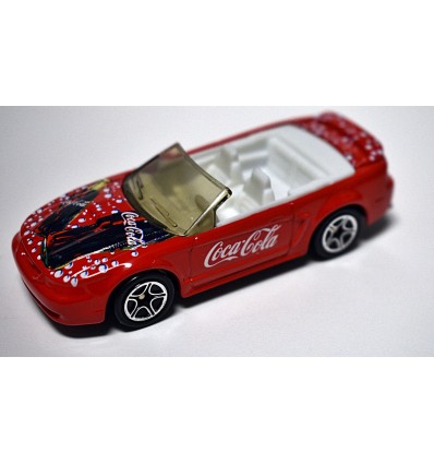 Matchbox Coca-Cola 1999 Ford Mustang Convertible (5 Spoke Wls)