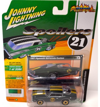 Johnny Lightning Spoilers 1967 Plymouth Barracuda