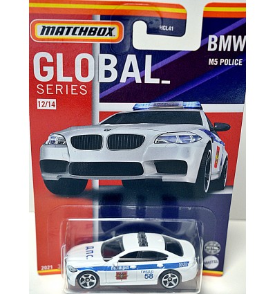 Matchbox Global Series - BMW M5 Police Car