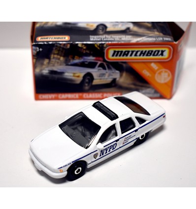 Matchbox Power Grabs - NYPD Police Chevrolet Caprice Patrol Car