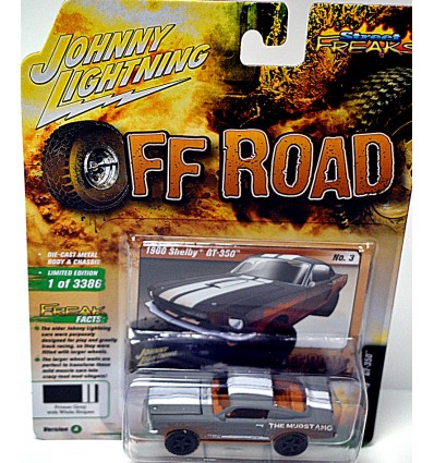 Johnny Lightning Street Freaks - Off Road - Redneck Muscle Car - 1966 Ford  Mustang Shelby GT-350 