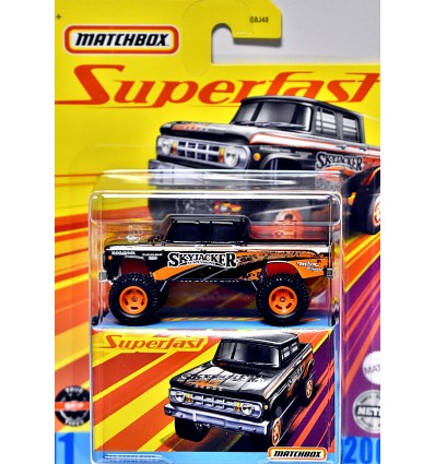 Matchbox Superfast - 1962 Dodge D200 SkyJacker 4x4 Pickup Truck