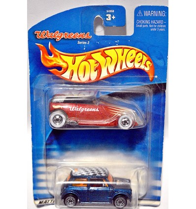 Hot Wheels Walgreens Exclusive 2-Pack - Ford Phaeton Hot Rod and Mini Cooper