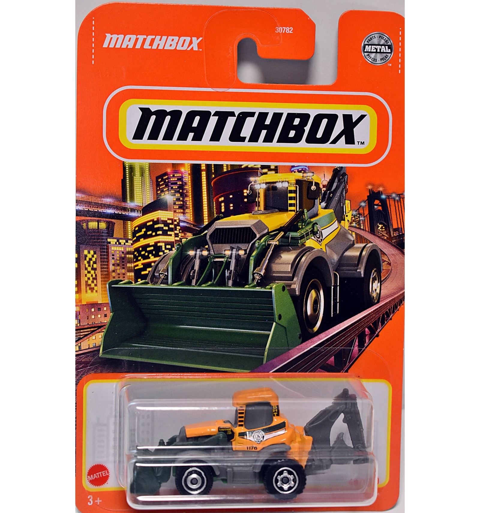 MBX BACKHOE Matchbox New 
