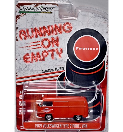 Greenlight - Running on Empty - 1969 Volkswagen Type 2 Firestone Track Panel Van