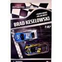 Lionel NASCAR Authentics - Brad Keselowski HO Scale Alliance Parts and PPG Ford Mustang Set