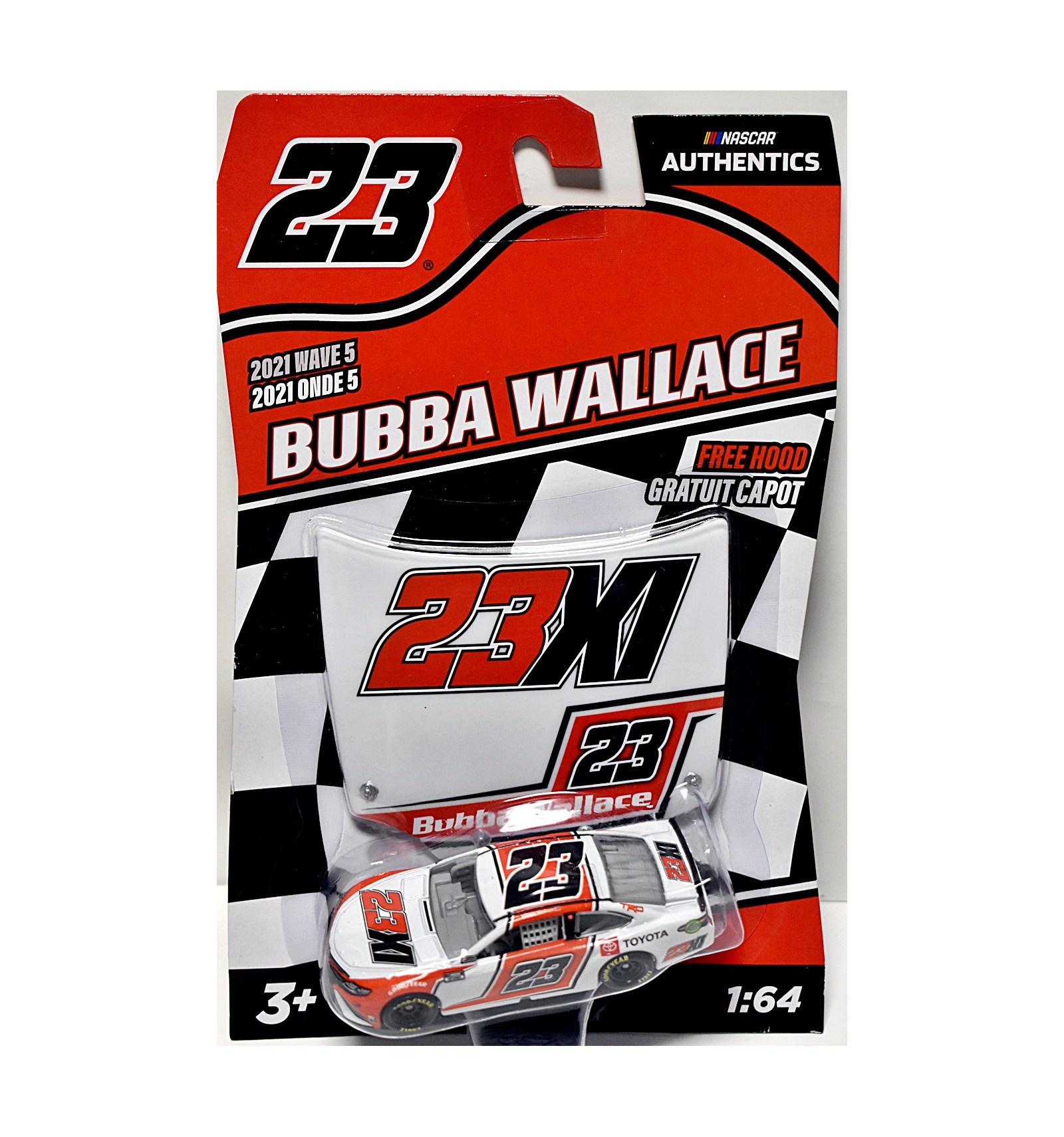 2021 Wave 5 Bubba Wallace Toyota 23XI Racing Show Car 1/64 NASCAR Authentics 