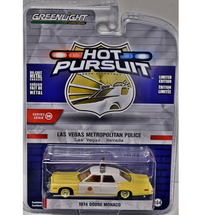 Greenlight Hot Pursuit - Las Vegas 1974 Dodge Monaco Patrol Car