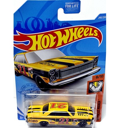 Hot Wheels 1965 Ford Galaxie 500XL NASCAR Race Car