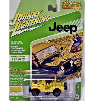 Johnny Lightning - Classic Gold - Jeep CJ-5 Golden Eagle