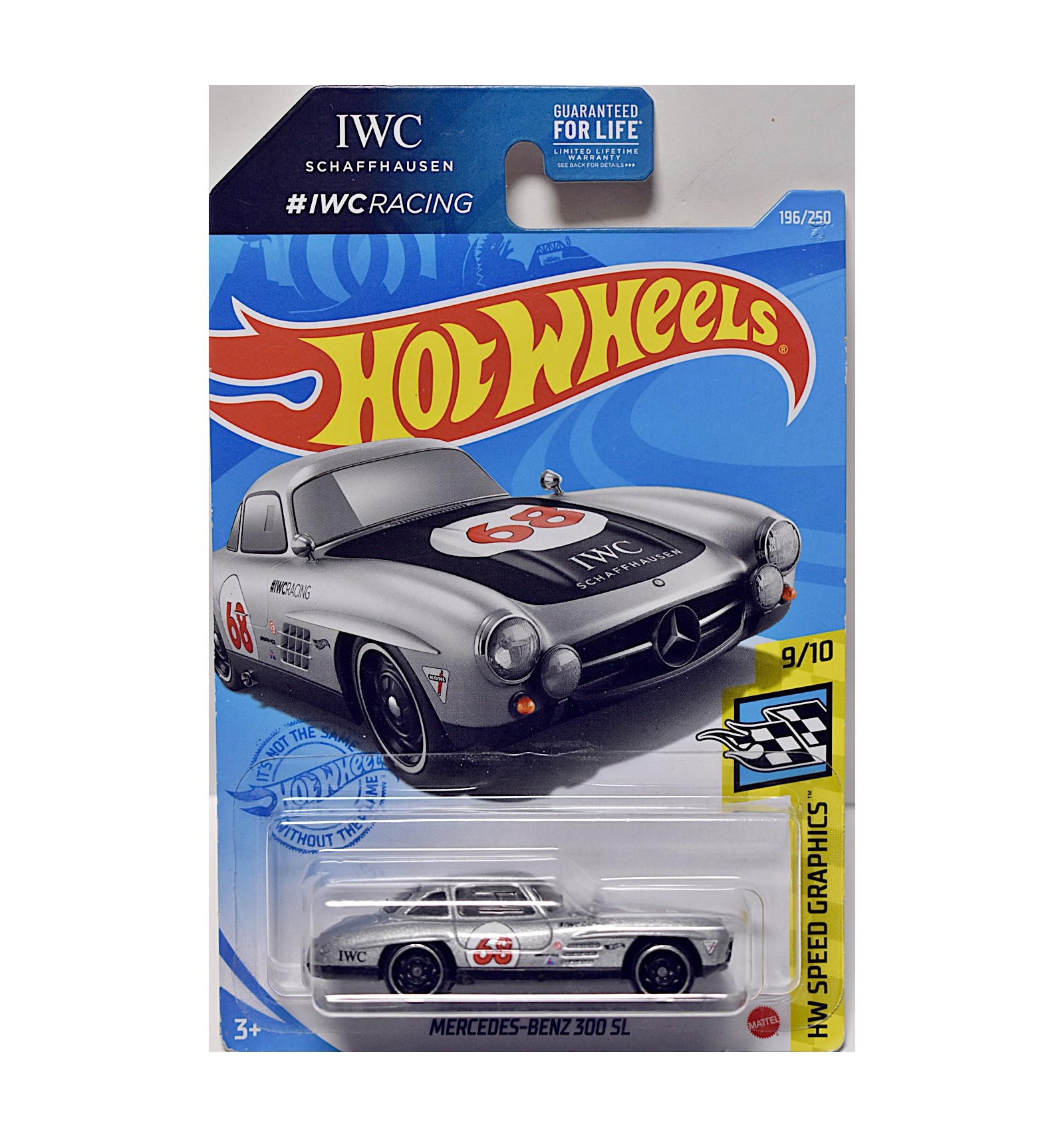 Hot good wheels RLC ‘55 Mercedes-Benz 300 SL Gull Wing #3746/20,000