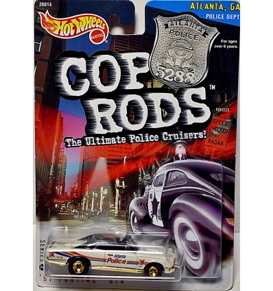Hot Wheels Cop Rods - Atlanta Police - 1967 Pontiac GTO