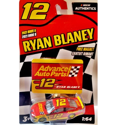 NASCAR Authentics - Ryan Blaney Advanced Auto Parts Ford Mustang