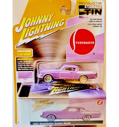 Johnny Lightning Pro Collectors Series 1957 Studebaker Gold Hawk