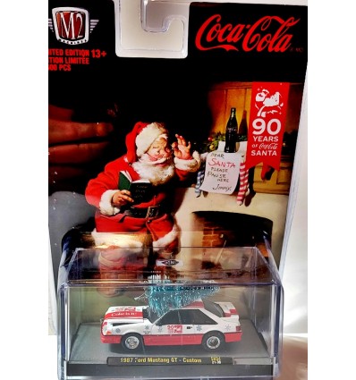M2 Machines - Coca-Cola Christmas - 1987 Ford Mustang GT