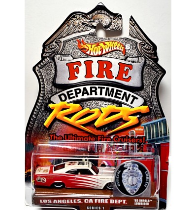 Hot Wheels Fire Rods - LAFD - 1965 Chevy Impala Lowrider