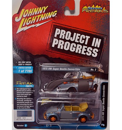 Johnny Lightning Street Freaks - Projects In Progress - 1975 Volkswagen Super Beetle Convertible