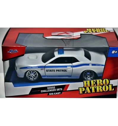 Jada Hero Patrol - Dodge Challenger State Trooper Police Car