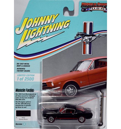 Johnny Lightning Muscle Cars USA - 1 of 2500 - 1965 Ford Mustang GT Fastback