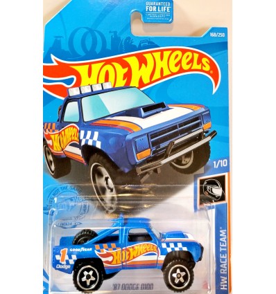 Hot Wheels - 1987 Dodge D100 Offroad Race Truck