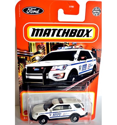 Matchbox - NYPD Ford Police Interceptor Utility
