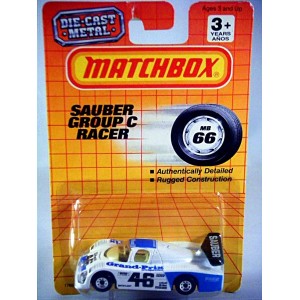 Matchbox Sauber Group C Race Car