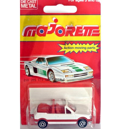 Majorette - Peugeot 205 CTI Cabriolet