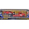 Maisto - Transport - Ford GT Heritage Edition & Flatbed Race Transporter