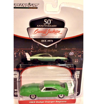 Greenlight Barrett-Jackson Auction Block - 1969 Dodge Charger Daytona