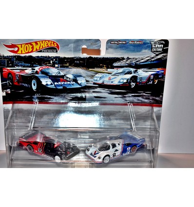 Hot Wheels Premium - Porsche 962 Race Team set