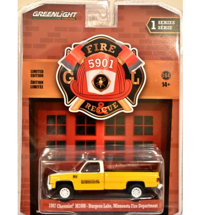 Greenlight Fire & Rescue - 1987 Chevy M1008 Pickup - Sturgeon Lake, MN Fire Dept