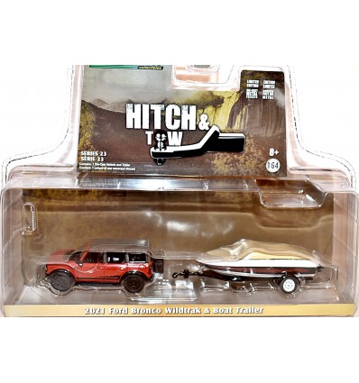 Greenlight Hitch and Tow - 2021 Ford Bronco Wildtrak & Power Boat